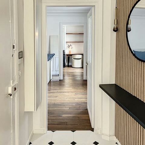 Projet Cv 2023 Réhabilitation et rénovation énergétique d’un appartement parisien de deux pièces - CB archi Catherine Benoit Architecte DPLG Le Pian-Médoc